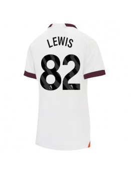 Manchester City Rico Lewis #82 Auswärtstrikot für Frauen 2023-24 Kurzarm